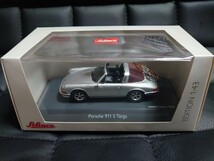 【未開封/美品】Schuco porsche 911S Targa/シルバー/1/43スケール_画像2