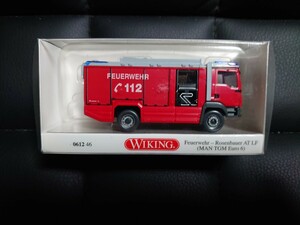 【未開封/美品】WIKING Feuerwehr-Rosenbauer AT- LF/1/87スケール