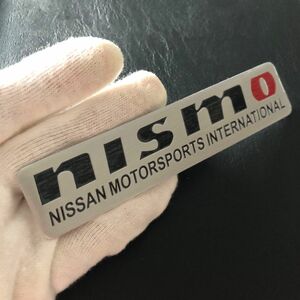NISMO エンブレムステッカー アルミ製 ニスモ 外装