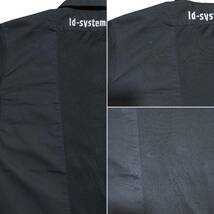 Dickies 半袖ワークシャツ size L ブラック 裾タグ ピスネーム ゆうパケットポスト 胸 背中 ロゴ 刺繍 LD SYSTEMS 古着 洗濯 プレス済 ｄ26_画像8