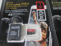 【送料385円】　SanDisk サンディスク マイクロSD A1/A2　1TB(3枚)/512GB/64GB　6枚　現状_画像2