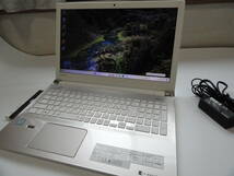 ☆☆お奨めTOSHIBA dynabook T55ゴールドホワイトIntel Core i3 7100U2.4 GHz SSD Win11 かわいい綺麗な美品中古品☆☆_画像10