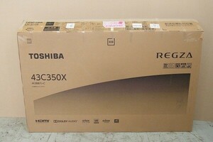 C196-S28-3752【引取限定】TOSHIBA 東芝 REGZA 43C350X 2022年製 4K液晶テレビ 通電確認済 現状品⑧＠