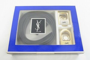 C303-J24-594 YSL イブサンローラン ベルト 現状品⑧