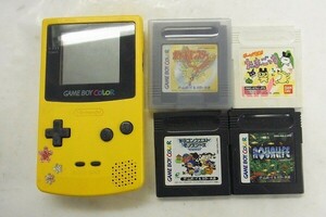 D621-N34-1058 ◎ NINTENDO 任天堂 GAMEBOY ゲームボーイカラー COLOR CGB-001 ゲーム機 現状品①◎