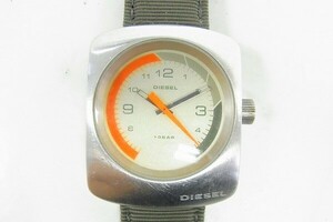 D333-N37-119◎ DIESEL ディーゼル DZ-2022 メンズ クォーツ 腕時計 現状品③◎