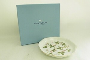 D051-Y2-6607 WEDGWOOD ウエッジウッド ワイルドストロベリー 皿 プレート 現状品⑧