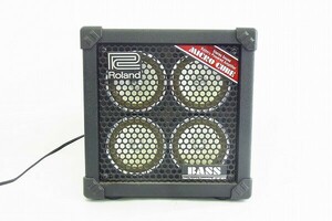 F055-S30-18 ROLAND ローランド MICRO CUBE BASS RX ギターアンプ 通電確認済み 現状品③＠