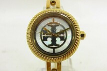 F226-S3-13684◎ TORY BURCH トーリーバーチ TBW4029 レディース クォーツ 腕時計 現状品③◎_画像1