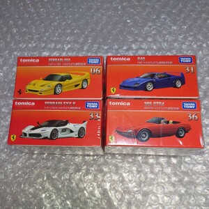 未開封トミカプレミアム　フェラーリ発売記念仕様4台セット Ferrari F40 F50 365GTS4 FXX K