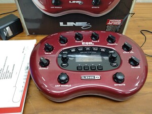 LINE6 POD XT ver.3.0 マルチエフェクター 美品