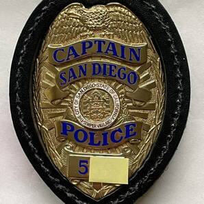 ポリスバッジ SAN DIEGO CAPTAIN 現行セカンドバッジの画像2