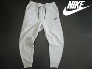 定価13200円■ 即決　美品！　ナイキ　テックフリース　ジョガーパンツ　サイドジッパー　グレー　Mサイズ　NIKE TECH FLEECE　スウェット