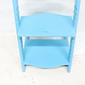 ■希少カラー■美品■ STOKKE Tripp Trapp ストッケ トリップトラップ ブルー 青 ベビーチェア 椅子 北欧 家具の画像4