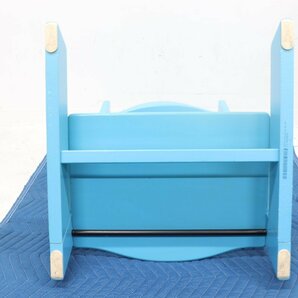 ■希少カラー■美品■ STOKKE Tripp Trapp ストッケ トリップトラップ ブルー 青 ベビーチェア 椅子 北欧 家具の画像7