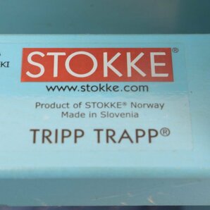 ■希少カラー■美品■ STOKKE Tripp Trapp ストッケ トリップトラップ ブルー 青 ベビーチェア 椅子 北欧 家具の画像9
