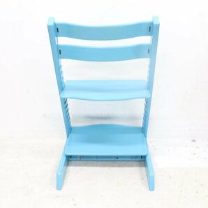■希少カラー■美品■ STOKKE Tripp Trapp ストッケ トリップトラップ ブルー 青 ベビーチェア 椅子 北欧 家具の画像6