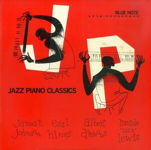 A00586729/LP/J・P・ジョンソン / アール・ハインズ / アルバート・アモンズ / ミード・ルクス・ルイス「Jazz Piano Classics On Blue No