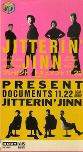 H00018818/VHSビデオ/Jitterin' Jinn「プレゼント / ドキュメント11.22」