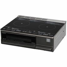 新品☆アイリスオーヤマ IHクッキングヒーター 2口 IHコンロ グリル タイプ 200V 据置型　送料無料4_画像1