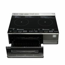 新品☆アイリスオーヤマ IHクッキングヒーター 2口 IHコンロ グリル タイプ 200V 据置型　送料無料4_画像3