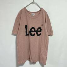 Lee リー　半袖Tシャツ ビッグロゴプリント サイズＬ_画像5