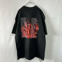 90s USA製 Hanes 半袖 Tシャツ GARTH BROOKS ツアー Tシャツ　シングルステッチ　サイズＬ_画像5