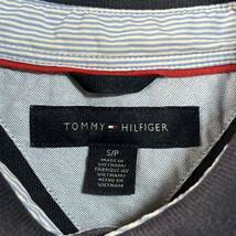 TOMMY HILFIGER トミーヒルフィガー　半袖ポロシャツ ワンポイントロゴ　鹿の子　くすみカラー　サイズS ビッグシルエット_画像4