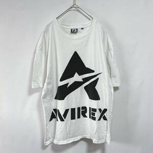 AVIREX アヴィレックス　半袖Tシャツ ビッグロゴプリント　サイズM