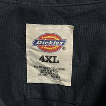 Dickies ディッキーズ　ワークシャツ　半袖シャツ ワンポイントロゴ　ブラック　ビッグサイズ4XL オーバーサイズ　ビッグシルエット_画像5
