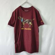 Columbiaコロンビア　半袖Tシャツ　アニマルプリント　ラブラドールレトリバー　サイズS_画像1