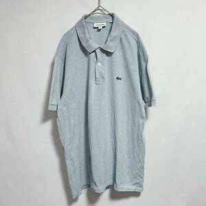 LACOSTE ラコステ　半袖ポロシャツ　ワンポイントロゴ 鹿の子　クラシックフィット　サイズ6 XL