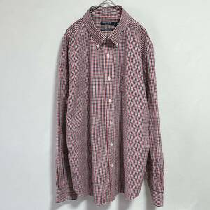 Nautica Nautica Button Button Down Dlink Relave Phise Phite Pattern One -точка для логотипа вышивка XL