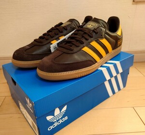 【希少】adidas SAMBA OG IG6174 Dark Brown Preloved Yellow Gum アディダスオリジナルス サンバ ダークブラウン プリラブドイエロー ガム