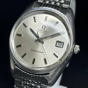 101080-08　オメガ　OMEGA　SEAMASTER　シーマスター　166.067　自動巻き　AT　オートマ　アンティーク　デイト　メンズ腕時計　1円～