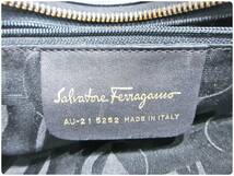Salvatore Ferragamo フェラガモ ハンドバッグ AU-21・5252 ブラック系 ショルダーバッグ_画像9