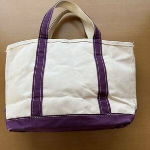 USA製 L.L.BEAN BOAT AND TOTE BAG purple w45×h28 item112636の画像9