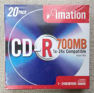 **[ редкий предмет ] imation CD-R не использовался новый товар 20 листов в коробке **