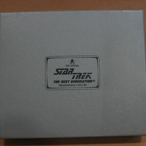 F1-196◆1円スタート 中古品 STAR TREK THE NEXT GENERATION TRIDIMENSIONAL CHESS SET 公式 スタートレック チェス 駒の画像2