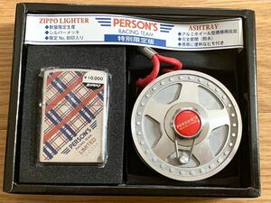 PERSON'S パーソンズ　RACNG TEAM ZIPPO 限定版　シリアルナンバー　’97年