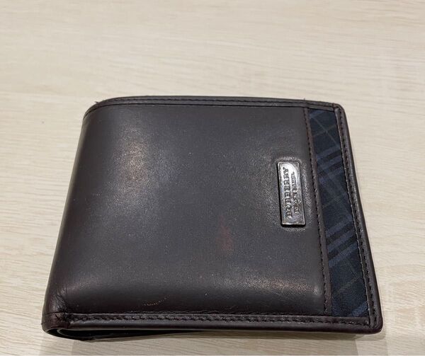 BURBERRY BLACK LABEL 2つ折り財布 チェック柄