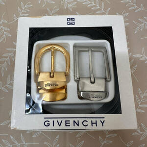 【#4338　ジバンシー GIVENCHY ベルトセット ジャンク品 注：ベルト革部分べた付きあり 画像判断 現状品 長期保管品】