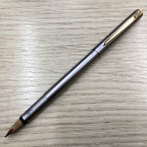 #6952【現状品】★MONTBLANC/モンブラン 万年筆 ノブレス ステンレス軸 IBMロゴ入り ペン先/585刻印★