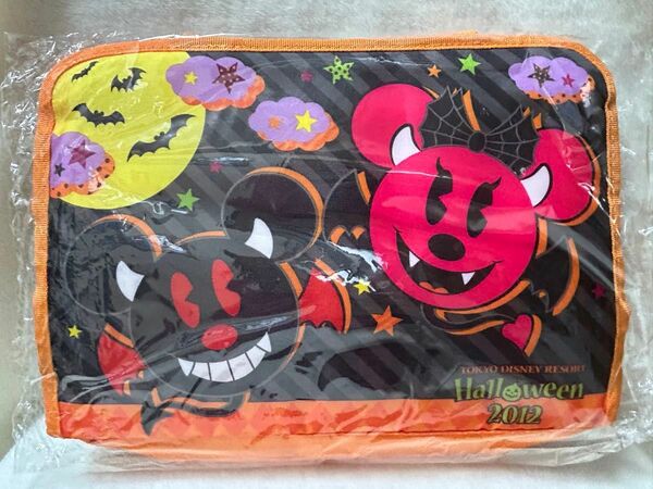 TDR ディズニー　ハロウィン　2012 ランチケース　ランチバッグ おばけ　ミッキー・ミニー スーベニア