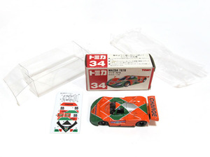 A★ トミカ №34 ★ MAZDA 787B ／1/64 マツダ 787B ★ 廃盤トミカ ★ RENOWN CHARGE MAZDA 787B・レナウン チャージ