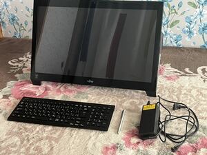 12000円スタート Windows 10or11対応 富士通タッチパネル搭載一体型デスクトップPC ESPRIMO WH53/S (FMVW53SBG)