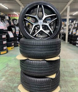 中古 KENMEL 20インチホイール + 中古 ZEETEX・MINERVA 235,245/35R20 2022年製 4本セット！クラウン,カムリ,マークX,etc.