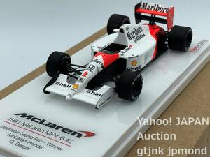 【ラス1】 True Scale Model 1/43 マクラーレン ホンダ McLaren HONDA MP4/6 #2 G.ベルガー Marlboro加工 TSM トゥルースケールモデル