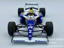 Minichamps 1/18 ウィリアムズ FW16 #2 A.セナ Rothmansデカール加工品 ミニチャンプス サンマリノGP 1994 AYRTON SENNA パッケージ_画像2