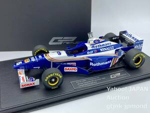 GP replicas 1/18 ウィリアムズ ルノー FW18 #5 D.ヒル Rothmansデカール加工品 with SHOWCASE 1996年ワールドチャンピオン Topmarques